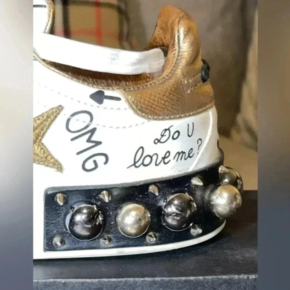 Dolce & Gabbana DG Portofino Designer White Leather Sneakers/Shoes - Picture 11 of 16